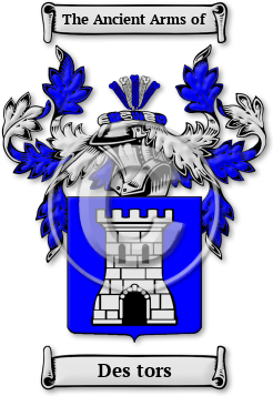 Des tors Family Crest Download (jpg) Legacy Series - 150 DPI